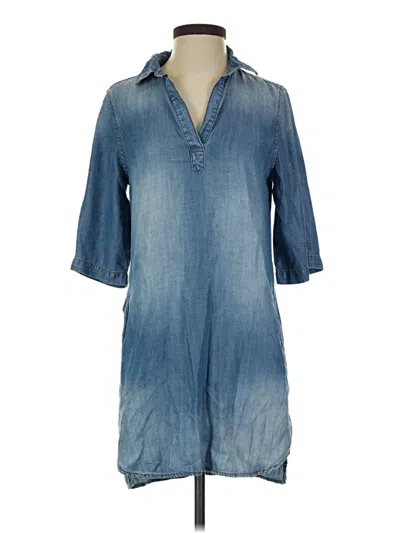 Pre-owned Bella Dahl Casual Dress In Blue