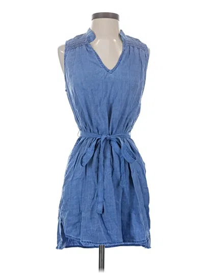 Pre-owned Bella Dahl Casual Dress In Blue