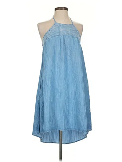 Pre-owned Bella Dahl Casual Dress In Blue