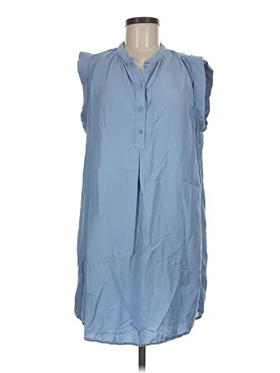 Pre-owned Bella Dahl Casual Dress In Blue