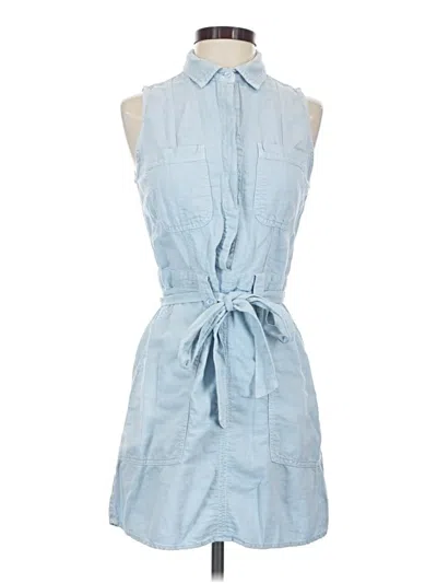 Pre-owned Bella Dahl Casual Dress In Blue