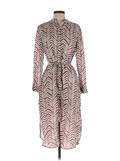 Pre-owned Bella Dahl Casual Dress In Brown
