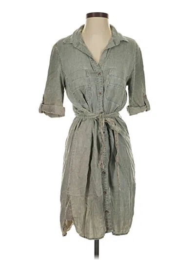 Pre-owned Bella Dahl Casual Dress In Gray