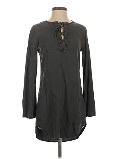 Pre-owned Bella Dahl Casual Dress In Gray