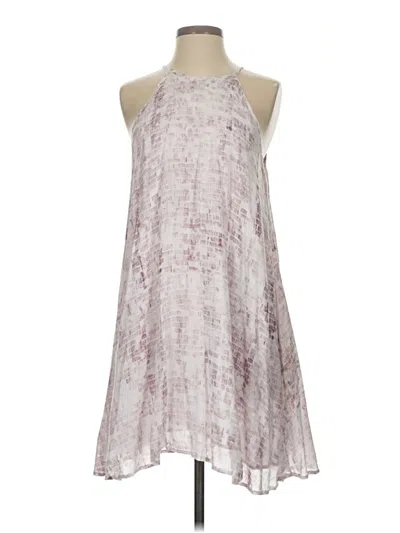 Pre-owned Bella Dahl Casual Dress In Gray