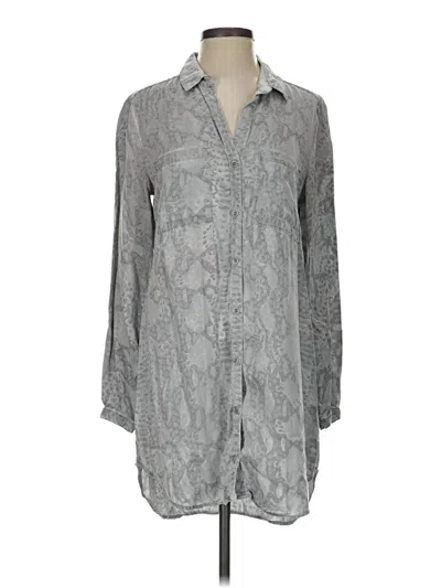 Pre-owned Bella Dahl Casual Dress In Gray