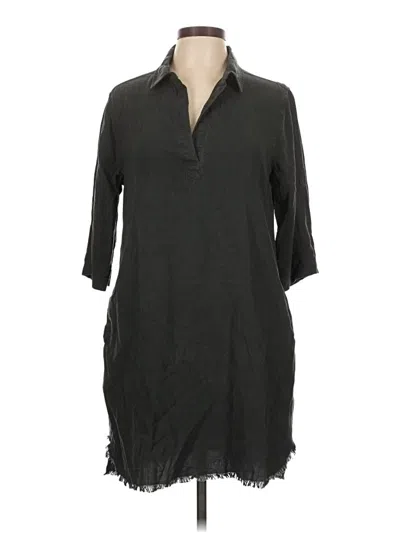 Pre-owned Bella Dahl Casual Dress In Gray