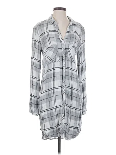 Pre-owned Bella Dahl Casual Dress In Gray