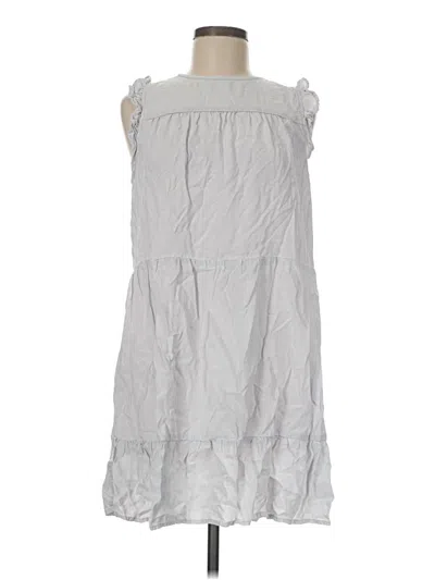 Pre-owned Bella Dahl Casual Dress In Gray