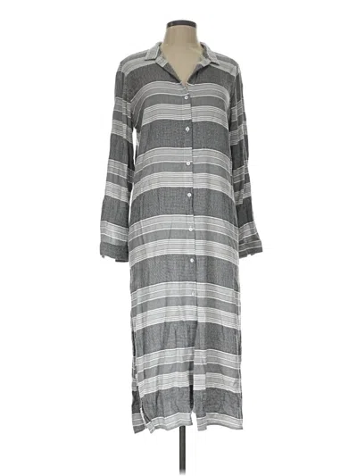 Pre-owned Bella Dahl Casual Dress In Gray