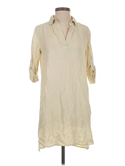 Pre-owned Bella Dahl Casual Dress In Ivory