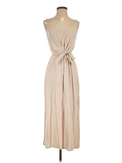 Pre-owned Bella Dahl Casual Dress In Tan