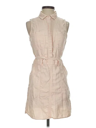 Pre-owned Bella Dahl Casual Dress In Tan