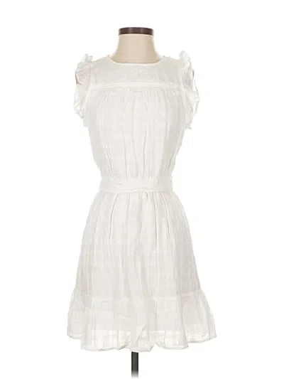 Pre-owned Bella Dahl Casual Dress In White