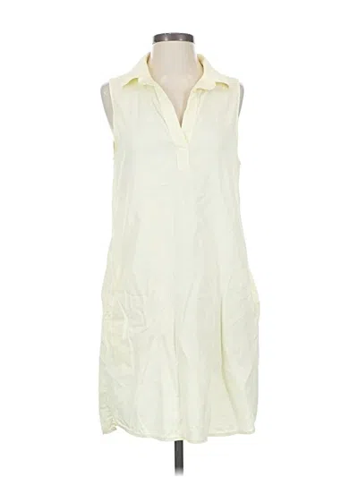 Pre-owned Bella Dahl Casual Dress In White