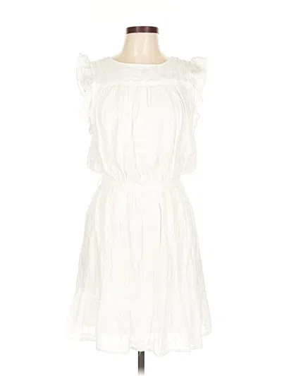 Pre-owned Bella Dahl Casual Dress In White