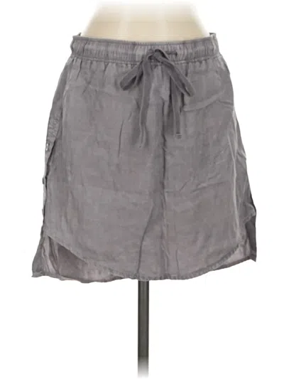 Pre-owned Bella Dahl Casual Skirt In Gray