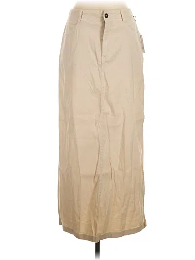Pre-owned Bella Dahl Casual Skirt In Tan
