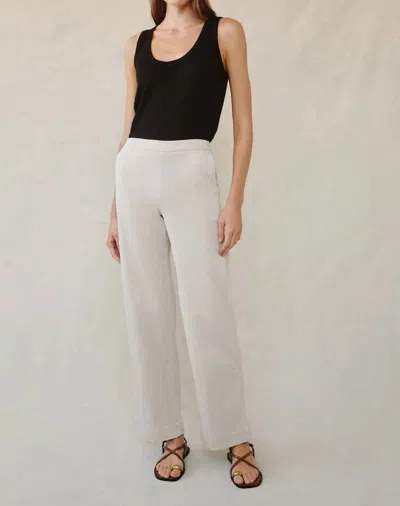Bella Dahl Catalina Pant In Ivory Stone In White