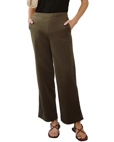 Bella Dahl Catalina Wide Pant In Brown