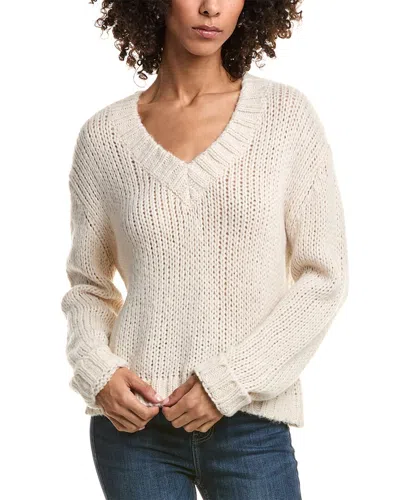 Bella Dahl Chunky Mohair & Wool-blend Sweater In Multi