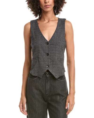 Bella Dahl Cinch Back Vest In Black