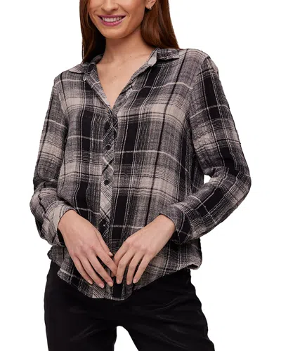 Bella Dahl Classic Button Down Shirt In High Desert Plaid In Multi