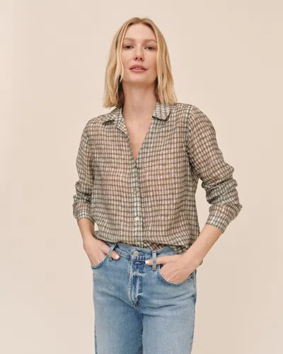 Bella Dahl Classic Button Down In Brown