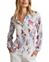 Bella Dahl Classic Button Down Shirt In Multi