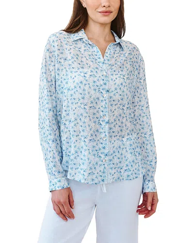 Bella Dahl Classic Button Down Shirt In Blue