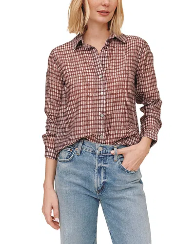 Bella Dahl Classic Button Down Shirt In Multi