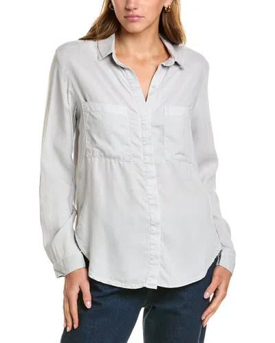 Bella Dahl Classic Shirt In Grey