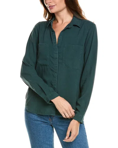 Bella Dahl Classic Shirt In Green