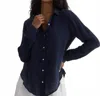 Bella Dahl Clean Front Button Down Shirt In Italian Navy In Blue