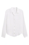 Bella Dahl Clean Front Linen & Cotton Button-up Shirt