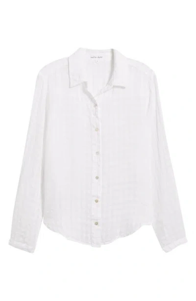 Bella Dahl Clean Front Linen & Cotton Button-up Shirt