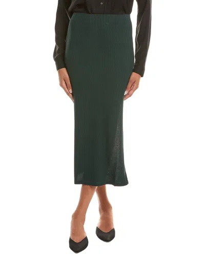 Bella Dahl Clean Waist Knit Skirt In Gray