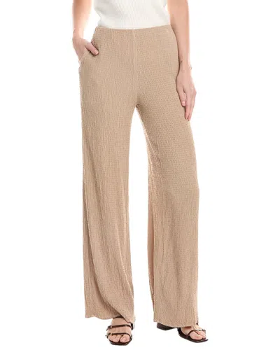 Bella Dahl Clean Wide Leg Pant In Brown