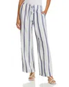 Bella Dahl Coastal Stripe Wide Leg Pants In Costal Ombre Stripe
