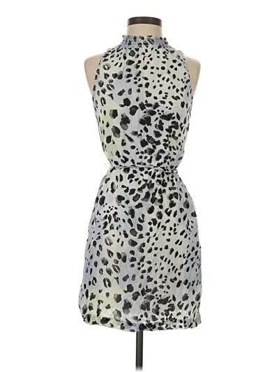 Pre-owned Bella Dahl Cocktail Dress In Silver