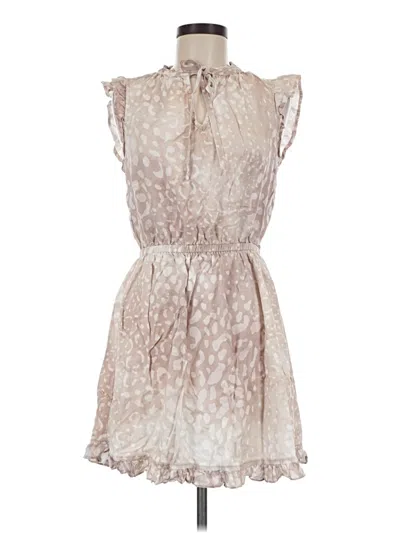Pre-owned Bella Dahl Cocktail Dress In Tan