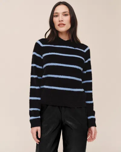 Bella Dahl Collared Pullover Sweater In Blue