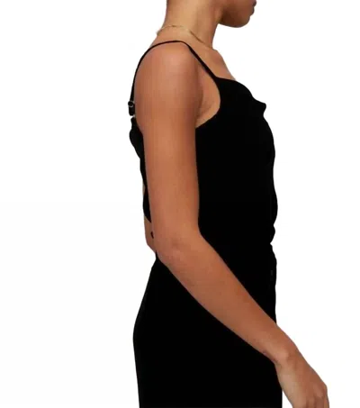 Bella Dahl Cowl Neck Camisole In Black