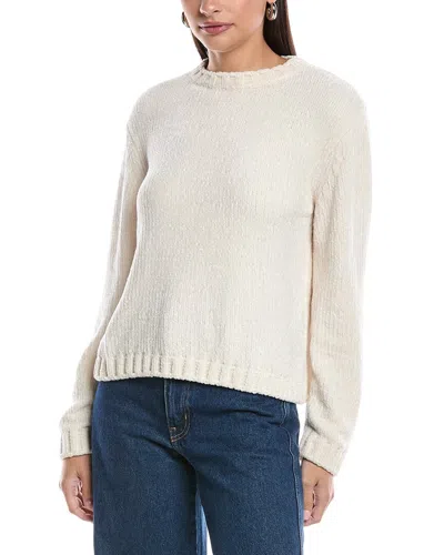 Bella Dahl Crew Neck Sweater In White