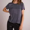 Bella Dahl Crew Neck Tee In Slate Stone In Multi
