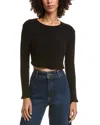 Bella Dahl Crop Top In Black