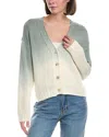 Bella Dahl Cropped Cardigan In Green