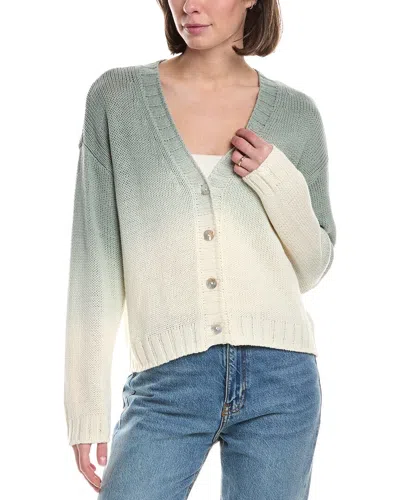 Bella Dahl Cropped Cardigan In Sage Ombre
