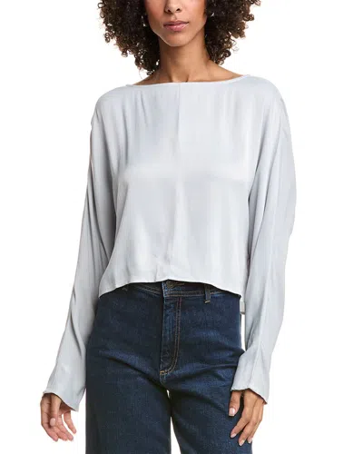 Bella Dahl Dolman Sleeve Blouse In Gray