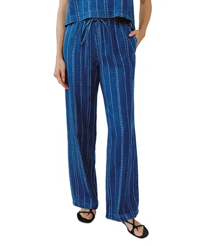 Bella Dahl Drawstring Pants In Purple